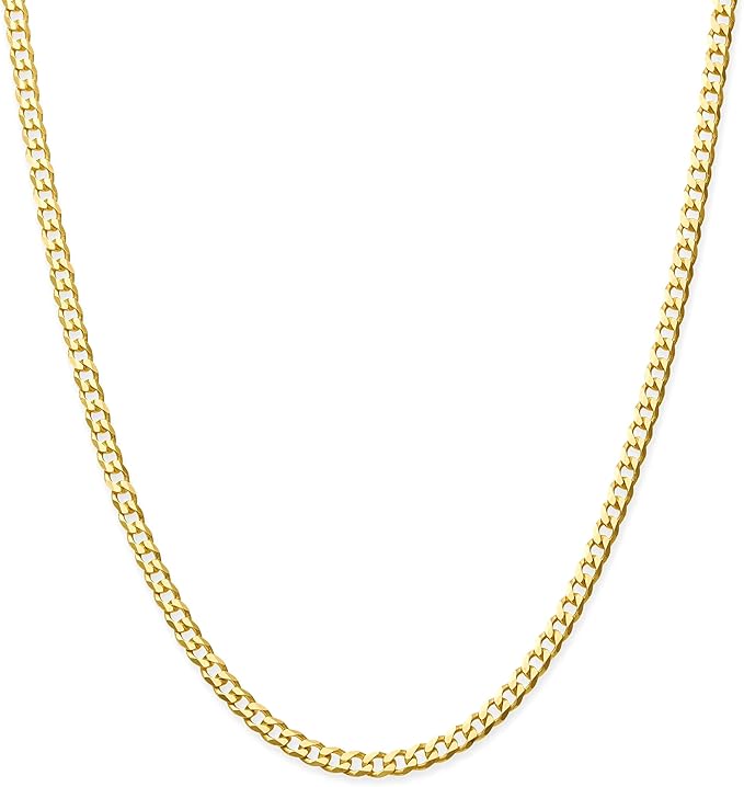 14k Plated Curb Chain 2.5mm