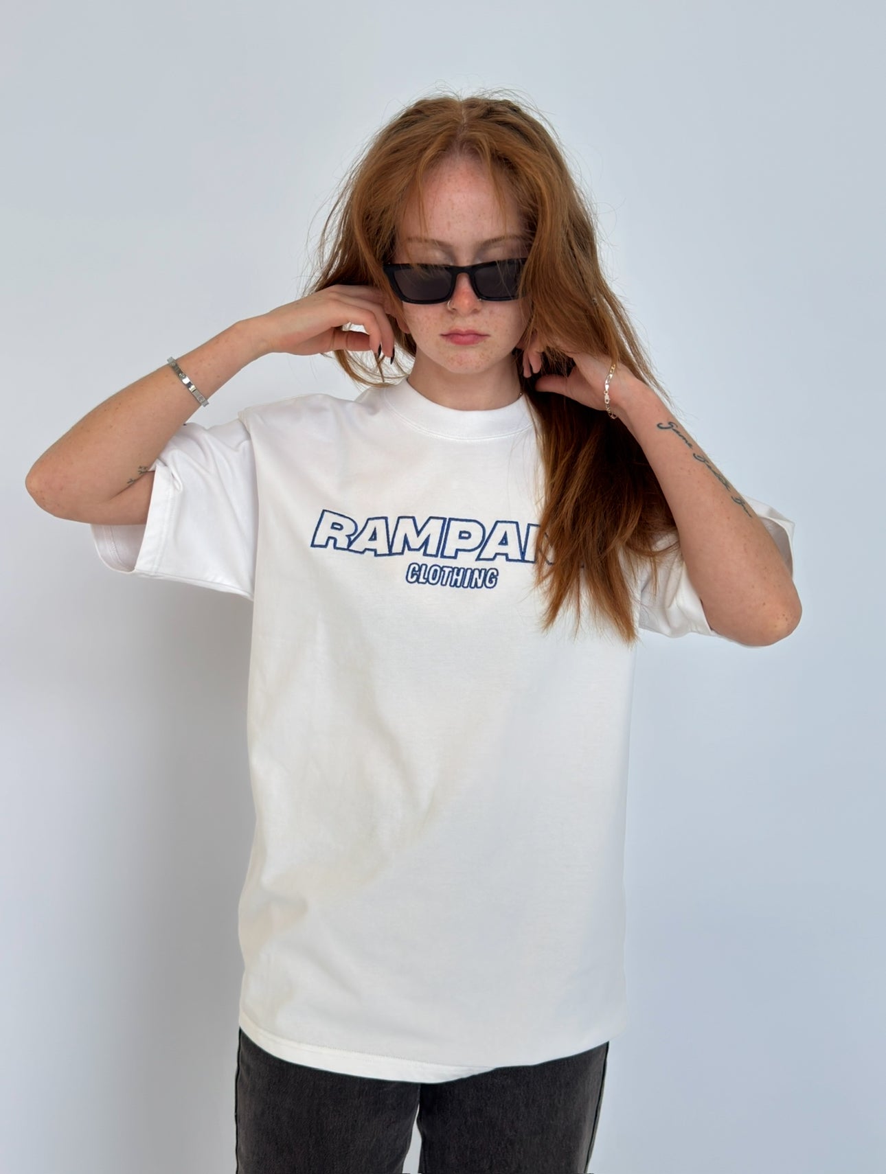 TYL TEE WHITE - EMBROIDERED