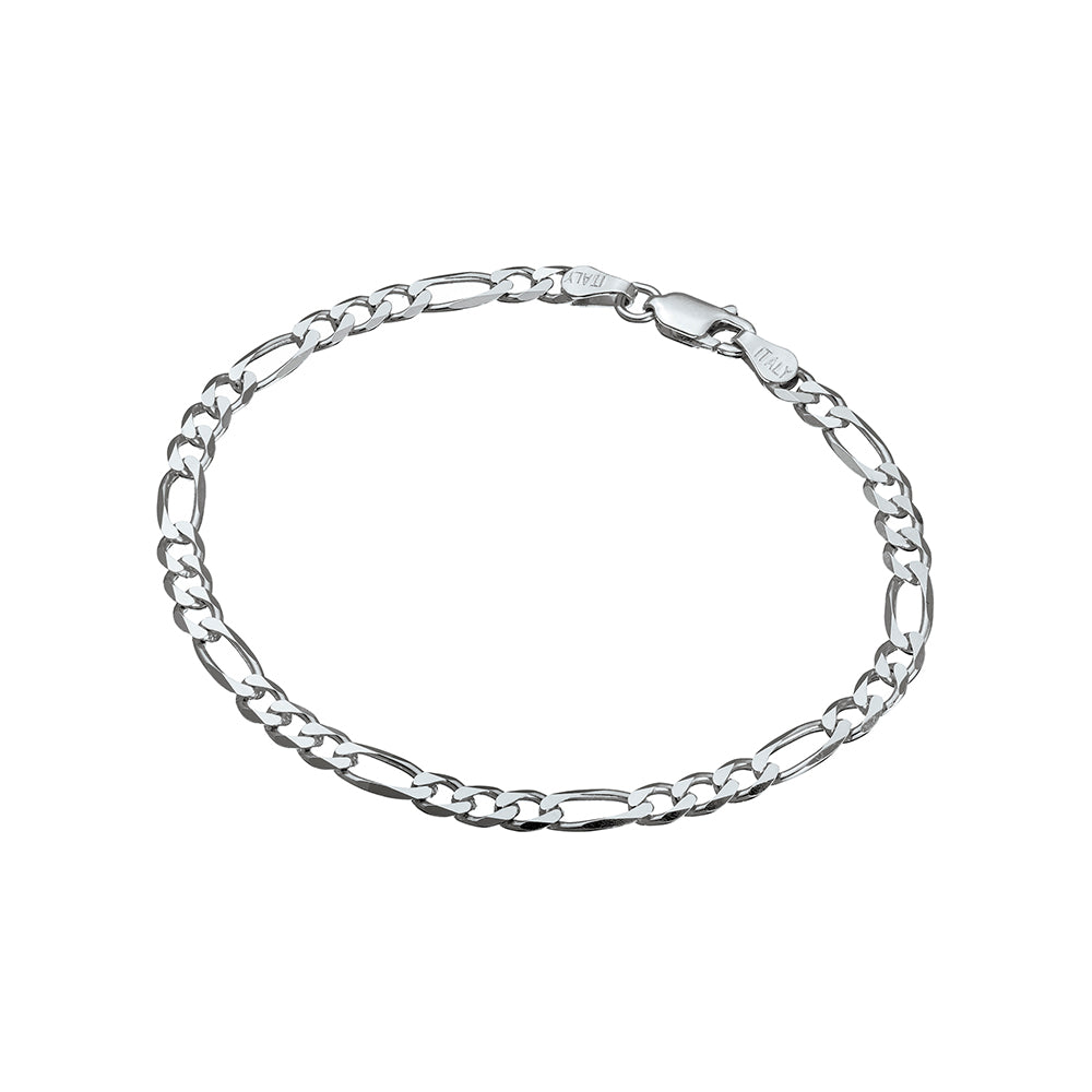 Sterling Silver Figaro Bracelet